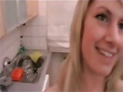 German Amateur Blowjob Blonde 