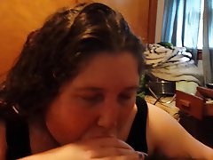 BBW Blowjob Interracial 